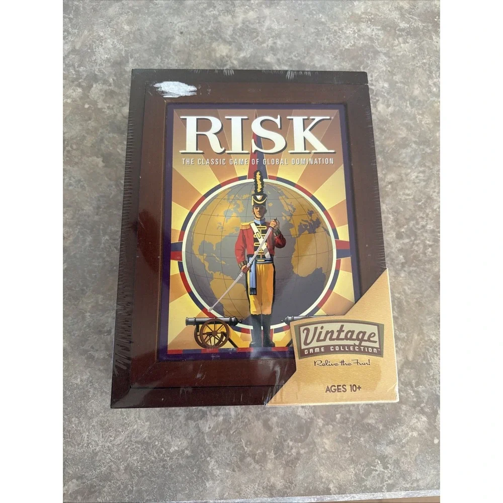 RISK Vintage Game Collection. THE CLASSIC GAME OF GLOBAL DOMINATION Sealed New - Picture 1 of 4